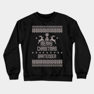 Merry Christmas BARTENDER Crewneck Sweatshirt